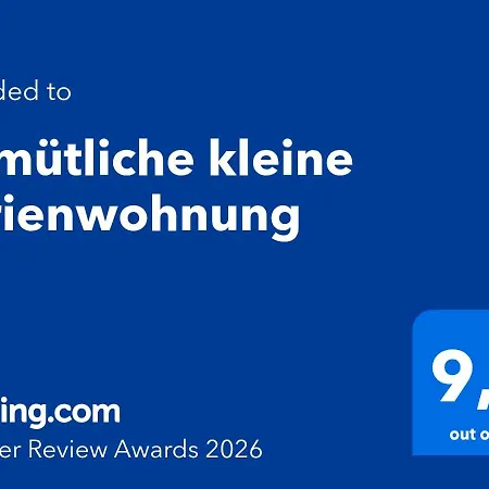Gemuetliche Kleine Apartment *